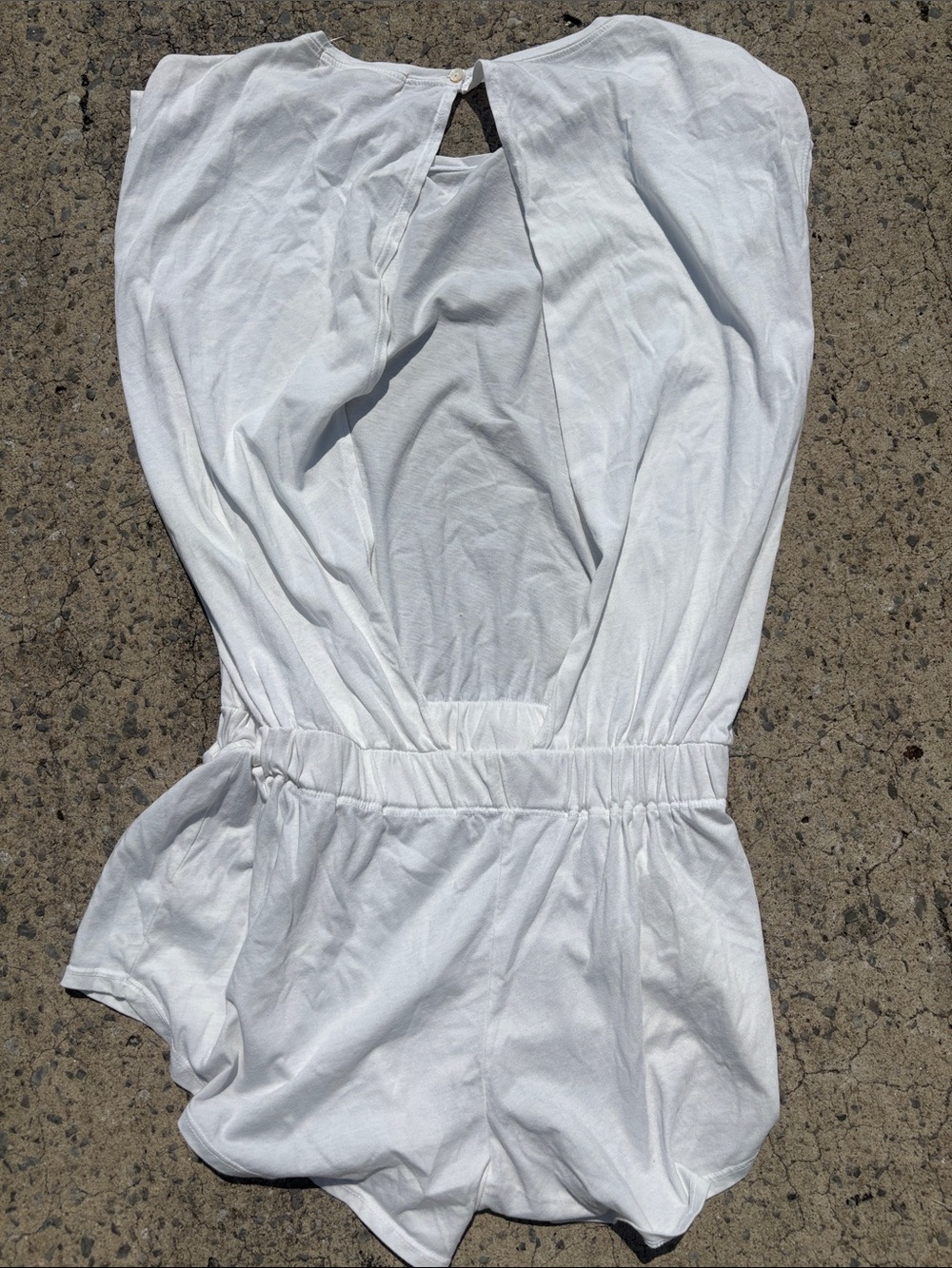 FP beach open back drop waist coverup